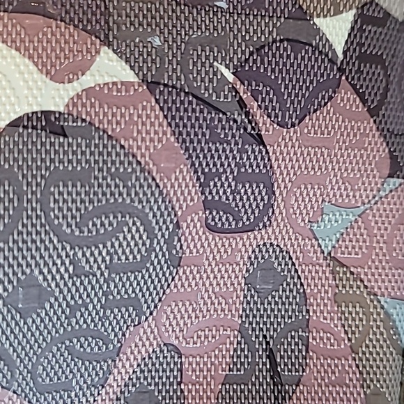 Guess Taupe/Multicolored Airun Crossbody Handbag - Picture 12 of 12